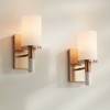 Possini Euro Design Possini Euro Lucius 11"H Soft Gold & Marble Wall Sconce Set of 2 - 2 of 4