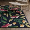 Captiv8e Designs Hilo Floral Garden Navy Indoor/Outdoor Rug - 4 of 4