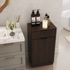 KTMBDW 13 Gallons Tilt Out Trash Cabinet, Wood Freestanding Kitchen Trash Bin Cabinet with Drawer Organizer Cabinet for Kitchen Living Room - 3 of 4