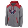 NHL Washington Capitals Men's Gray Poly Hooded Sweatshirt - 2 of 3