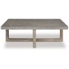 Lockthorne Coffee Table Black/Gray - Signature Design by Ashley: Mango Wood, MDF Top, Contemporary Style - 3 of 4