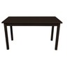 HomeRoots 60" Dark Brown Solid Wood Dining Table - 4 of 4
