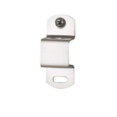 Pewter Adjustable Steel Swing Arm Curtain Rod Pair