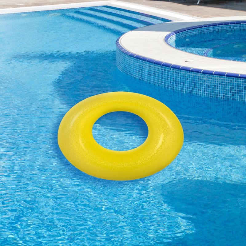 Pool Central Inflatable Inner Tube Pool Float - 35" - Yellow, 2 of 8