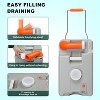 VINGLI 6.6 Gallon Tote Tank, Portable Wheeled Fresh Water Tank for Camping/Picnic/Camper/RV, Food Grade Safety - 4 of 4