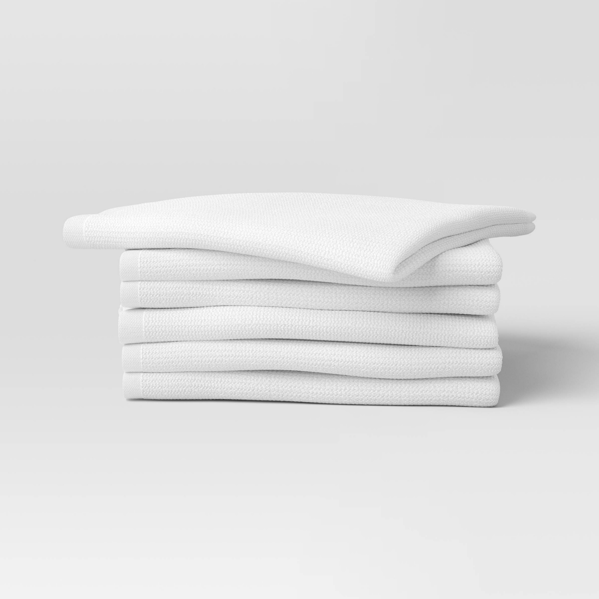 6pc Bar Mops Kitchen Textile White - Room Essentials™