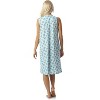 Casual Nights Women's Floral Embroidered/Lace Trim Sleeveless Nightgown - 3 of 3