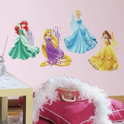 Disney Princesses and Castles Peel and Stick Giant Wall Decal - RoomMates