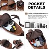 Peicees Leather Sling Bag Mens Crossbody Bag Chest Bag Sling Backpack - 3 of 4