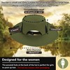 Solaris Women's Ponytail Hole UPF 50 Sun Protection Hat for Garden Hiking Safari Outdoor Beach, Adjustable Chin Strap and Breathable Mesh - 3 of 4