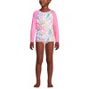 Lands' End Big Kids 3 Piece UPF 50 Sun Protection Rash Guard Set - 4 of 4