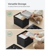 SONGMICS Folding Storage Ottoman Foot Rest Stool Footrest 286 lb Capacity for Living Room Bedroom - 3 of 4