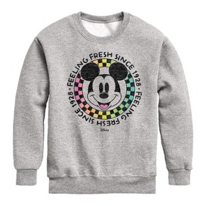 Boys' - Disney - Mickey & Friends Graphic Long Sleeve Fleece Sweatshirt - 1 of 4