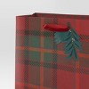 Christmas Legacy Luxe Gift Bag Cub Red and Green Plaid - Wondershop™ - 3 of 3