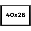 PosterPalooza | Shadow Box 1.5" Depth Black Picture Frame - UV Acrylic, Backing Board, Hanging Hardware - 2 of 4