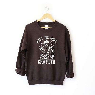 Simply Sage Market Women's Graphic Sweatshirt One More Chapter Skeleton