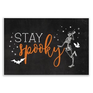 Stupell Industries Stay Spooky Skeleton Wall Plaque Art - 1 of 4