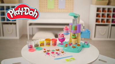 Play-Doh Rainbow Swirl Ice Cream Playset 4pc Target
