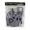 NFL Las Vegas Raiders 2pk Logo and Helmet Garden Stake Set - 3 of 4