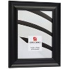 Vintage Revival Satin Black Picture Frame, Matted - 2 of 4