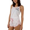 Hello Kitty Character Hearts Women's Racer Back Tank Top & AOP Dolphin Lounge Shorts Sleepwear Set - 2 of 4