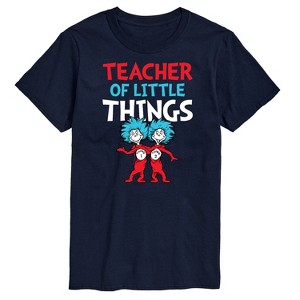 Men's - Dr. Seuss - Teacher Of Little Things Short Sleeve Graphic T-Shirt - 1 of 4
