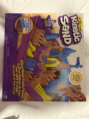 Kinetic Sand, Deluxe Beach Castle Playset with 2.5lbs of Beach Sand,  includes Molds and Tools, Sensory Toys, Christmas Gifts for Kids Ages 5 and  up – Shop Spin Master