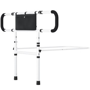 Topteng Sleep Safe Bed Slide Rail, Foldable Bedside Handrails for Getting Up - 1 of 4