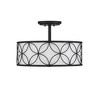 Savoy House Reid 4 - Light Semi-Flush Mount in  Matte Black - 4 of 4