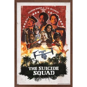Trends International DC Comics Movie The Suicide Squad - Plane Group Framed Wall Poster Prints - 1 of 4
