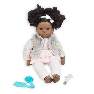 Madame Alexander 18" Small Wonders Sweet & Happy Baby Beauty Time- Gray Vest - 1 of 4