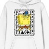 Spongebob Squarepants People Order Our Patties Crew Neck Long Sleeve Adult White Sweatshirt - 2 of 2