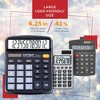 CATIGA 8-Digit & 12-Digit Desktop Calculator, Large LCD, Sensitive Buttons, Dual Solar Power, Standard Function for Office, Home, School - 3 of 4