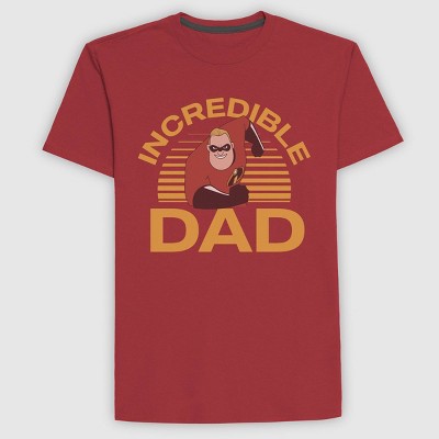 Men's The Incredible Dad Short Sleeve T-Shirt - Red