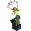 Skeleteen Womens Striped Knee Socks Costume Accessory - Black and Green - 2 of 4