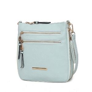 MKF Collection Angelina Crossbody Shoulder Women's Handbag Vegan Leather Purse by Mia K - 1 of 4