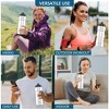 Clean Bottle Sport 20 Insulated Bike Water Bottle with Easy Clean Cap and Easy Squeeze Design, White - 4 of 4