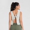 Women's Slim Fit Tie-Back Cropped Tank Top - Universal Thread™ - 2 of 4