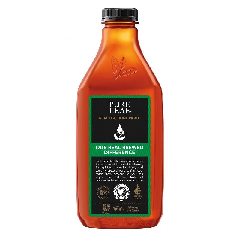 Pure Leaf Unsweetened Iced Tea - 64 fl oz Bottle, 3 of 5
