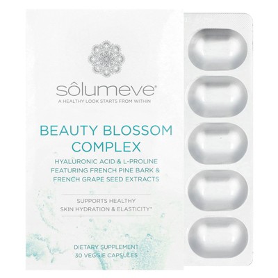 Solumeve Beauty Blossom Complex, 30 Veggie Capsules