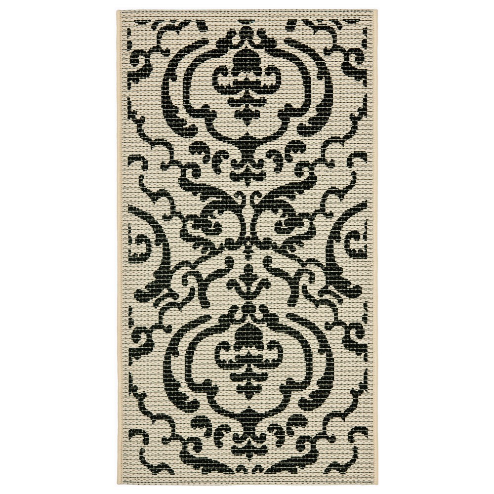  Hinshaw Outdoor Rug Sand/Black
