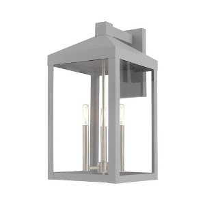 Livex Lighting Nyack 3 - Light Wall Light in  Nordic Gray - 1 of 2