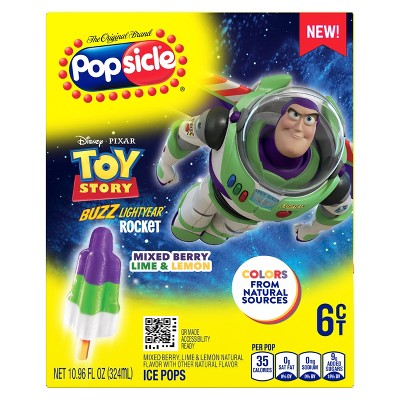Popsicle Frozen Buzz Lightyear - 10.96 fl oz/6ct