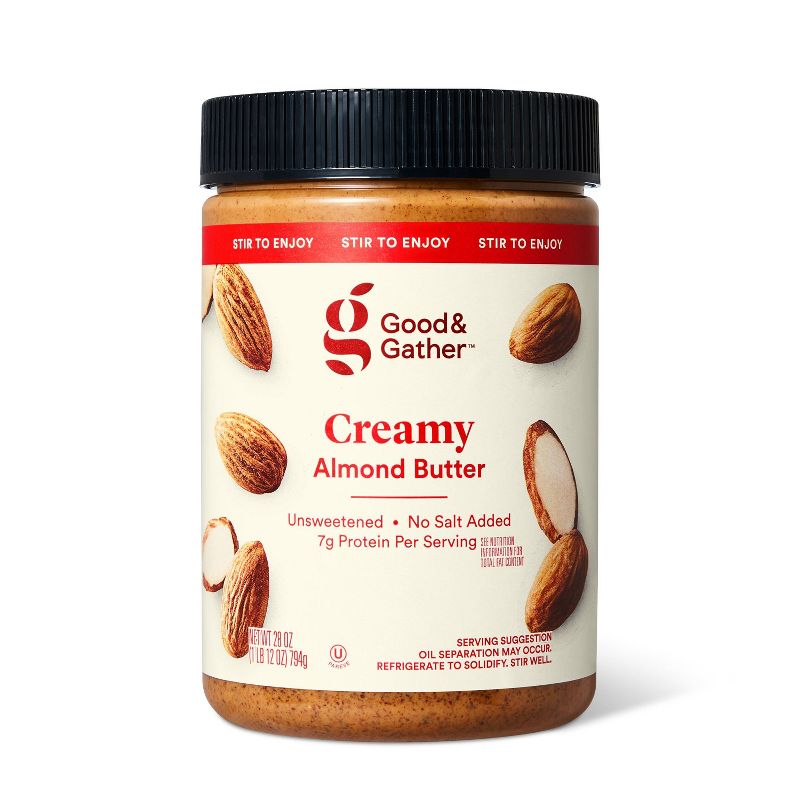 Stir Creamy Almond Butter 28oz - Good &#38; Gather&#8482;, 1 of 5