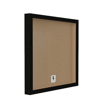 Eucalyptus Arrangement in Rustic Jar Black Framed Canvas Print