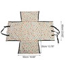 Unique Bargains Puppy Pattern Pet's Car Seat Cover Yellow 1 Pc - 4 of 4