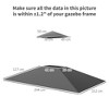 Outsunny Grill Gazebo Canopy Replacement Cover Only, UPF50+ 5' x 8' BBQ Canopy Replacement Cover with Double Tiered Roof - 3 of 4