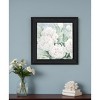 HomeRoots Peaceful Peonies In Full Bloom Black Framed Print Wall Art - 2 of 4