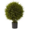 Nearly Natural 32-in Cedar Ball Topiary - 2 of 2