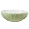 16" Round Ceramic Vessel Bathroom Sink – Modern Textured Bowl Design - 3 of 4